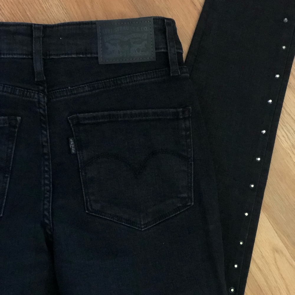 721 Levi’s Black Skinny Jeans